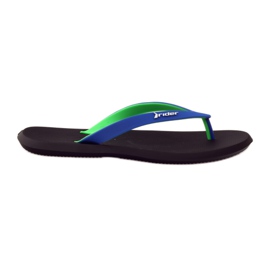 Rider 10594 tongs homme le noir bleu vert