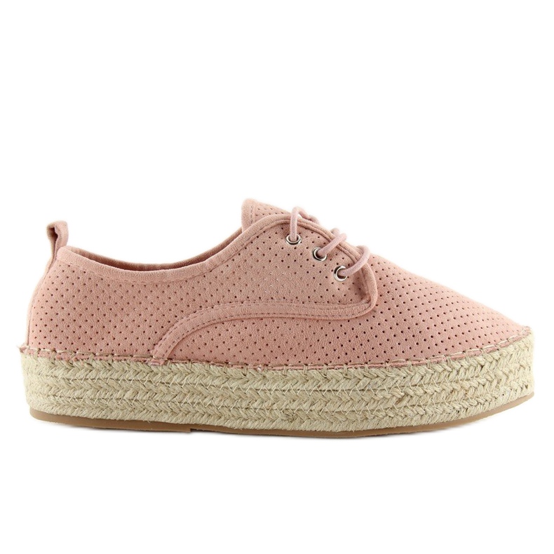 Espadrilles roses pour femmes LL-118 Rose