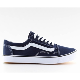 Baskets femme DC3 bleu marine blanc