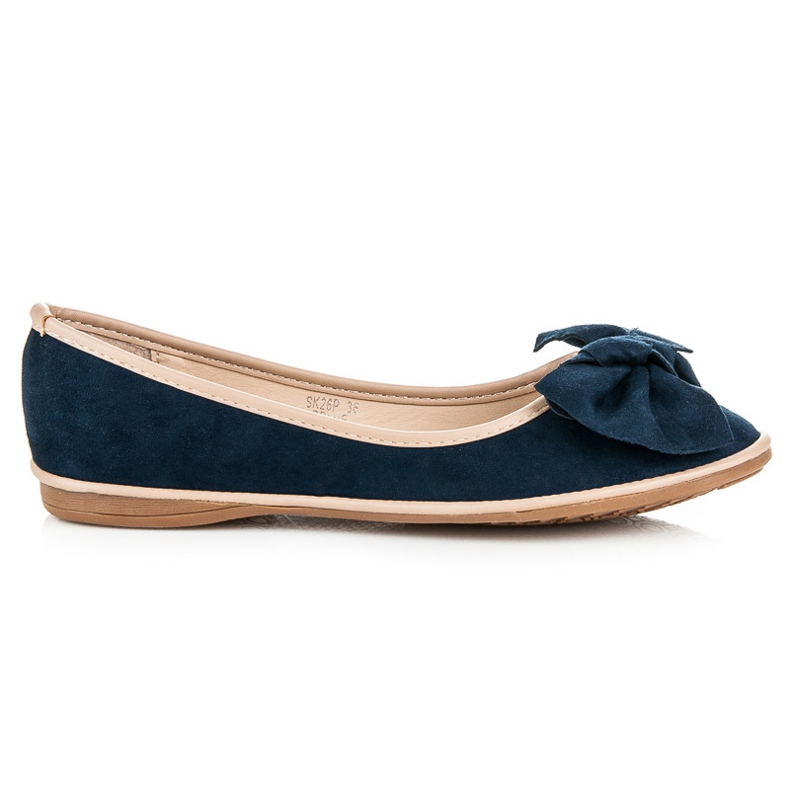 Seastar Ballerines en daim bleu