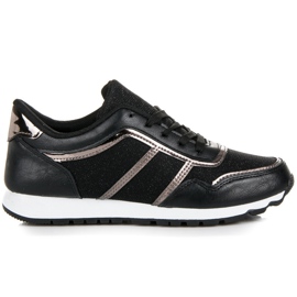 Baskets noires à paillettes