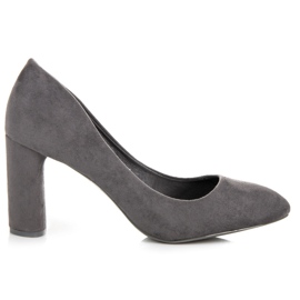 Bestelle Escarpins gris sur un pilier
