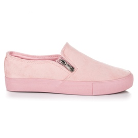 Seastar Slipons en daim roses