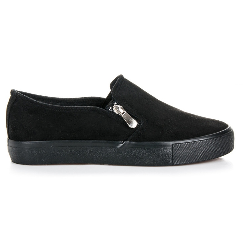 Seastar Slippers en daim noirs le noir