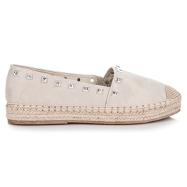 Nio Nio Espadrilles beiges à clous