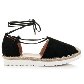 Seastar Espadrilles nouées noir
