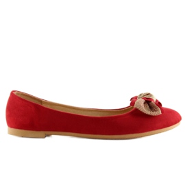 Ballerines classiques rouges pour femmes vs-330 Rouge Ballerines classiques rouges pour femmes vs-330 Rouge