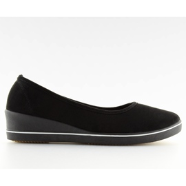 Ballerines compensées noires D73 noir le noir
