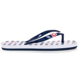 Mckeylor Pantoufles de plage des marins bleu