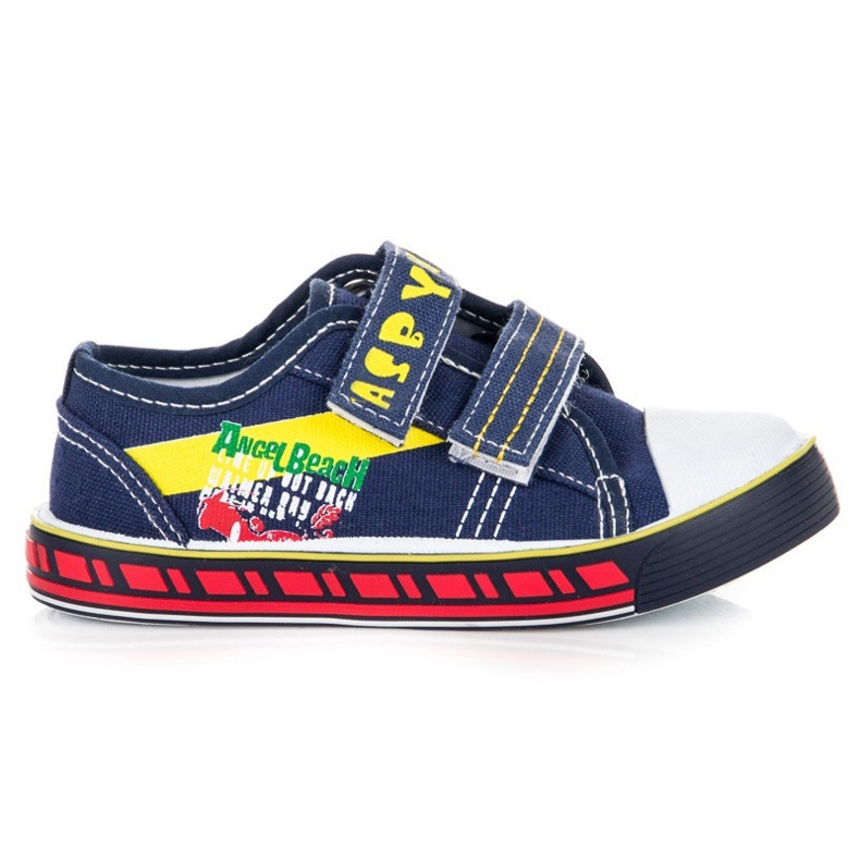 Hasby Sneakers Garçon Avec Velcro bleu Hasby Sneakers Garçon Avec Velcro bleu