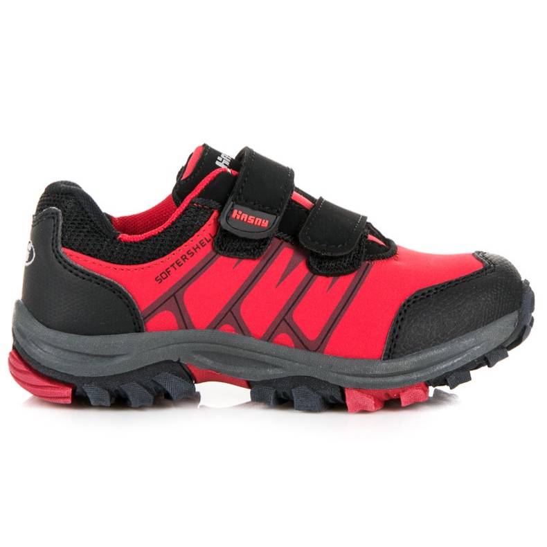 Hasby Chaussures softshell pour enfants rouge