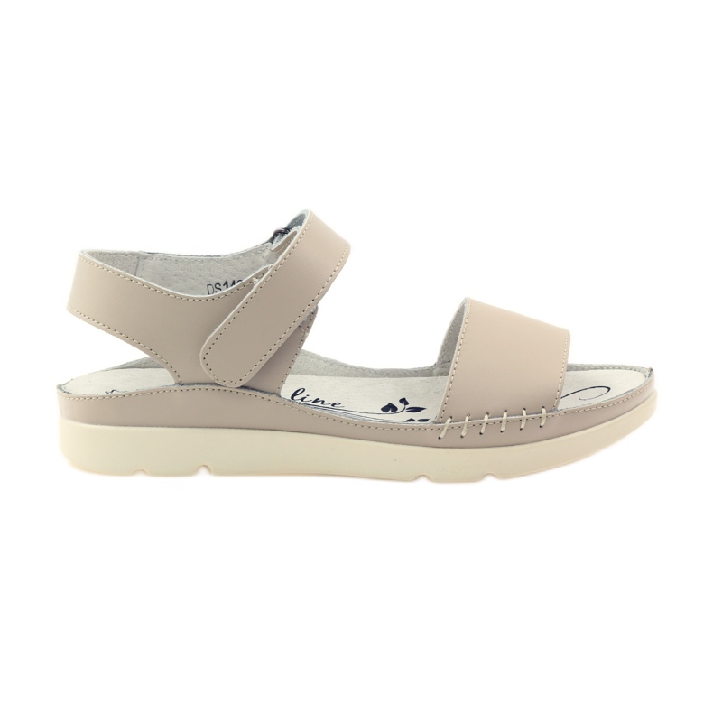 Filippo Sandales velcro beiges confortables