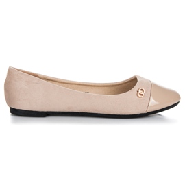 Seastar Ballerines à bout verni brun Seastar Ballerines à bout verni brun