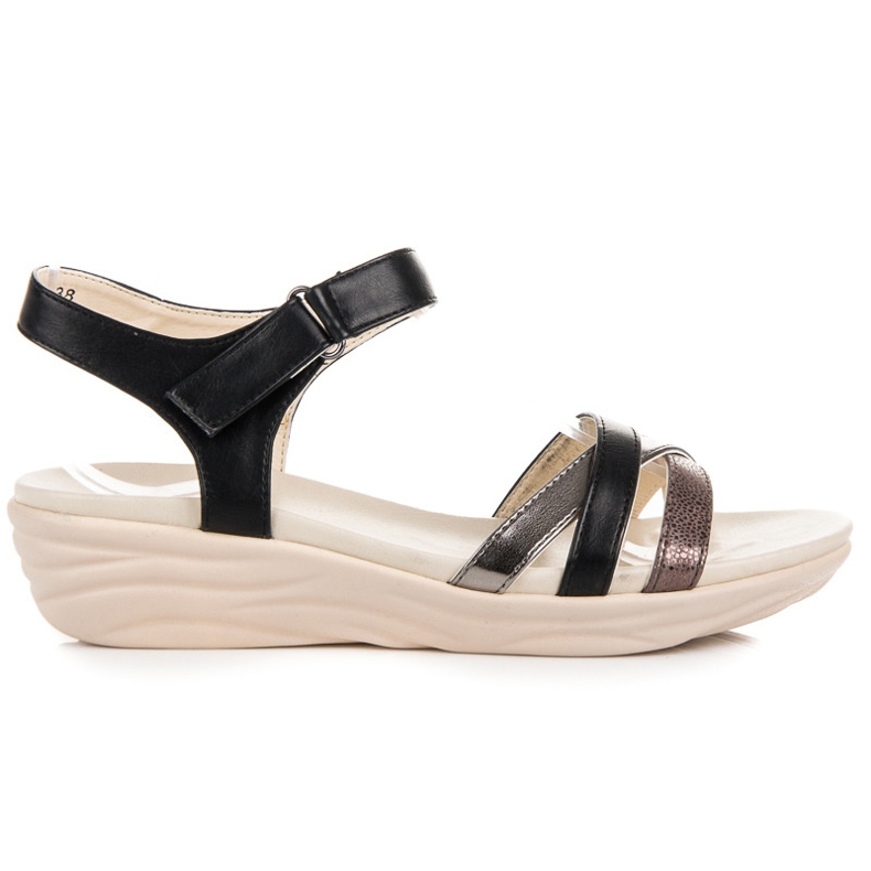 Kylie Sandales Velcro le noir