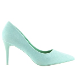 Escarpins en daim Candy Shop aigue-marine LEI-90 Vert
