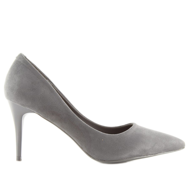Talons hauts en daim Candy Shop gris LEI-90 D.GRAY