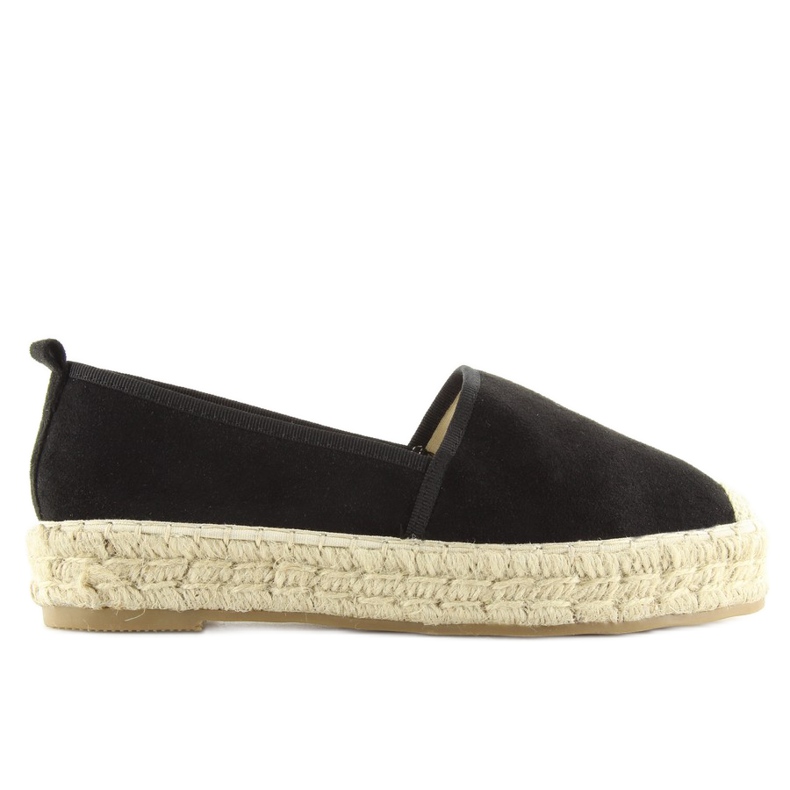 Espadrilles noires pour femmes BB10P noir le noir