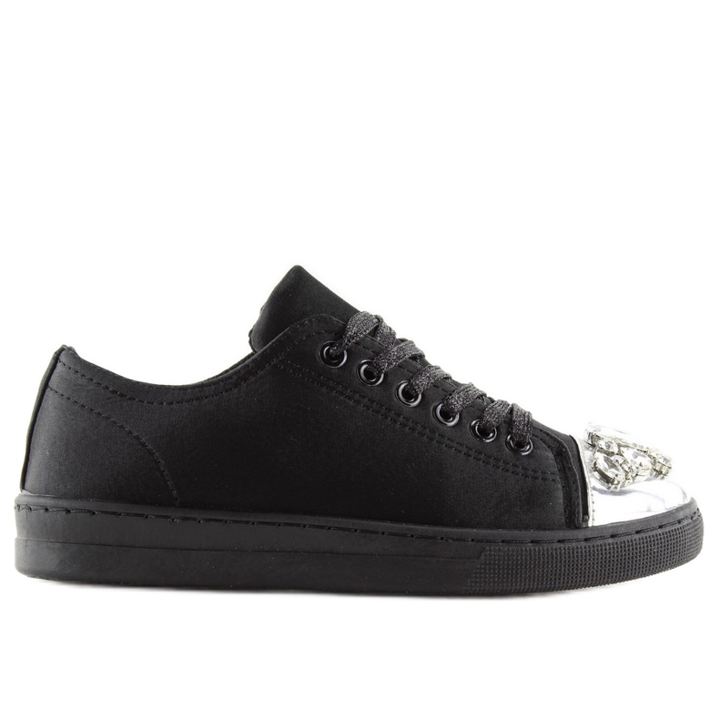 Baskets Noires Avec Pierres V-5502 Noir le noir