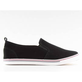 Noir XL07P Baskets slipony noires