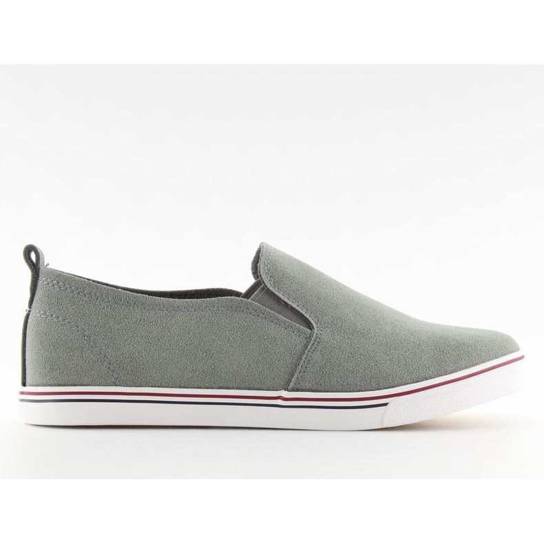Baskets slipony XL07P D.GRAY grises