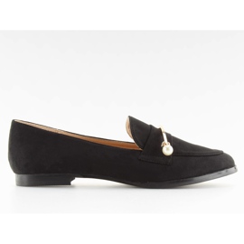 Noir Mocassins noirs pour femme T315P Noir