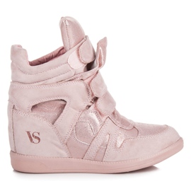 Vices de baskets velcro rose Vices de baskets velcro rose