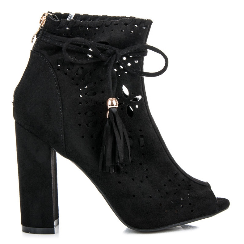 Seastar Bottes de printemps ajourées le noir