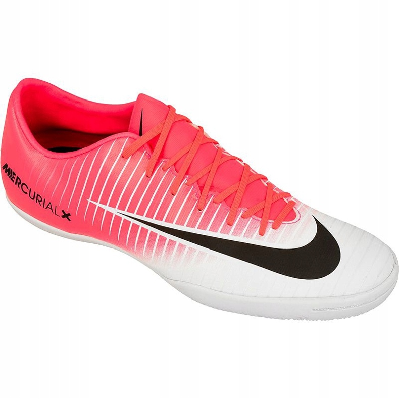Chaussures d'intérieur Nike MercurialX Victory Vi Ic M noir, blanc, rose rose