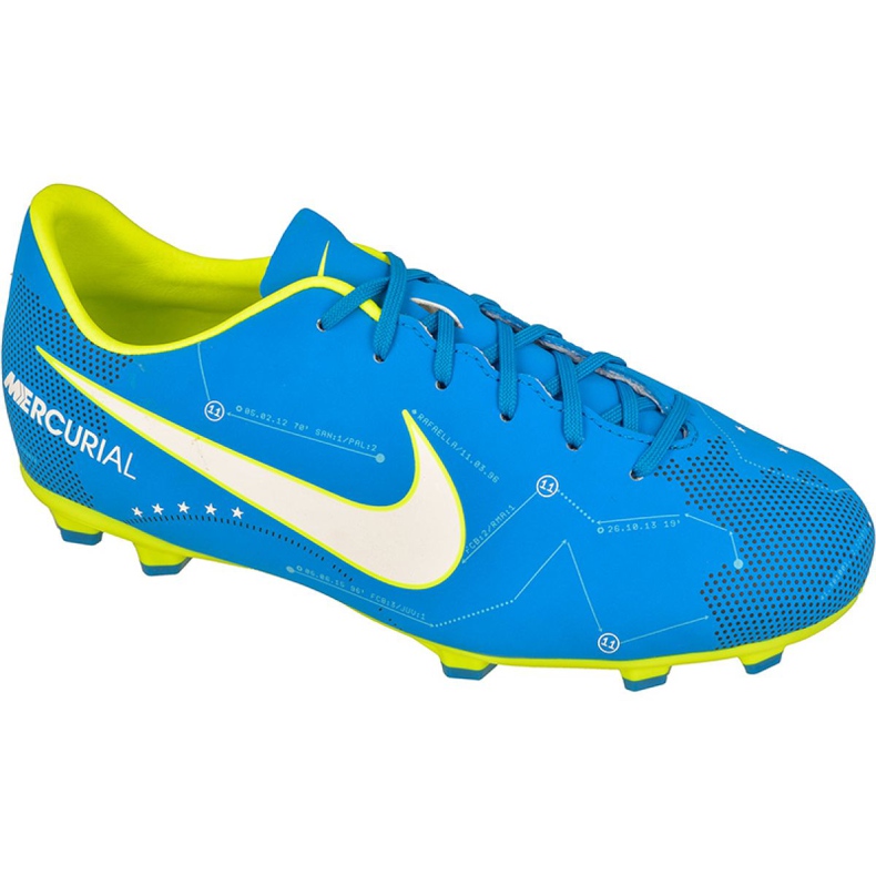 Nike Mercurial Victory Vi Njr Fg Jr 921488-400 chaussures de football bleu bleu Nike Mercurial Victory Vi Njr Fg Jr 921488-400 chaussures de football bleu bleu