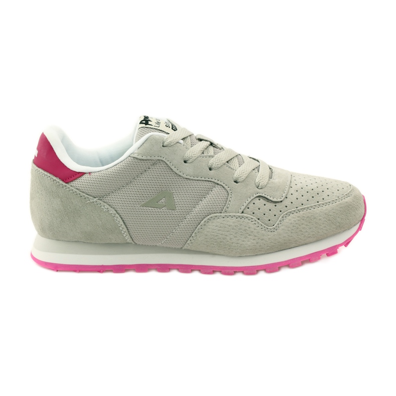 American Club Sport en cuir américain 6506 noué gris rose