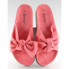 Chaussons Femme On Cork Pink Ck02 Coral rose
