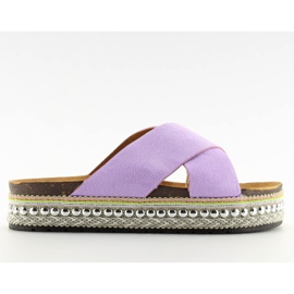 Chaussons femme Violet CK15P Violet