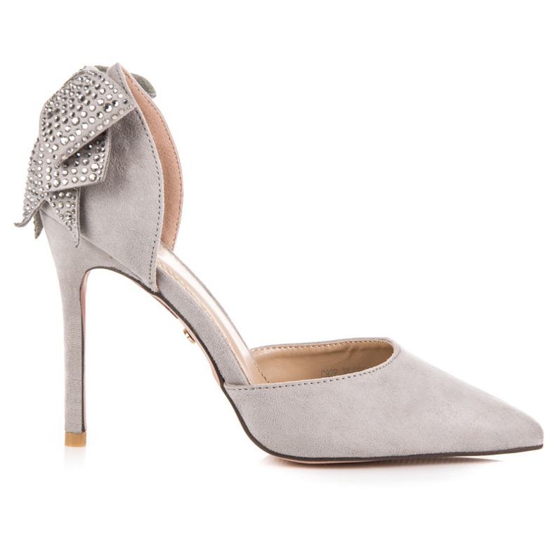Seastar Talons En Daim Avec Un Nœud gris