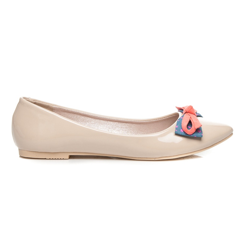 Vices Ballerines bonbons beige