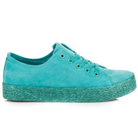 Kylie Espadrilles turquoises vert