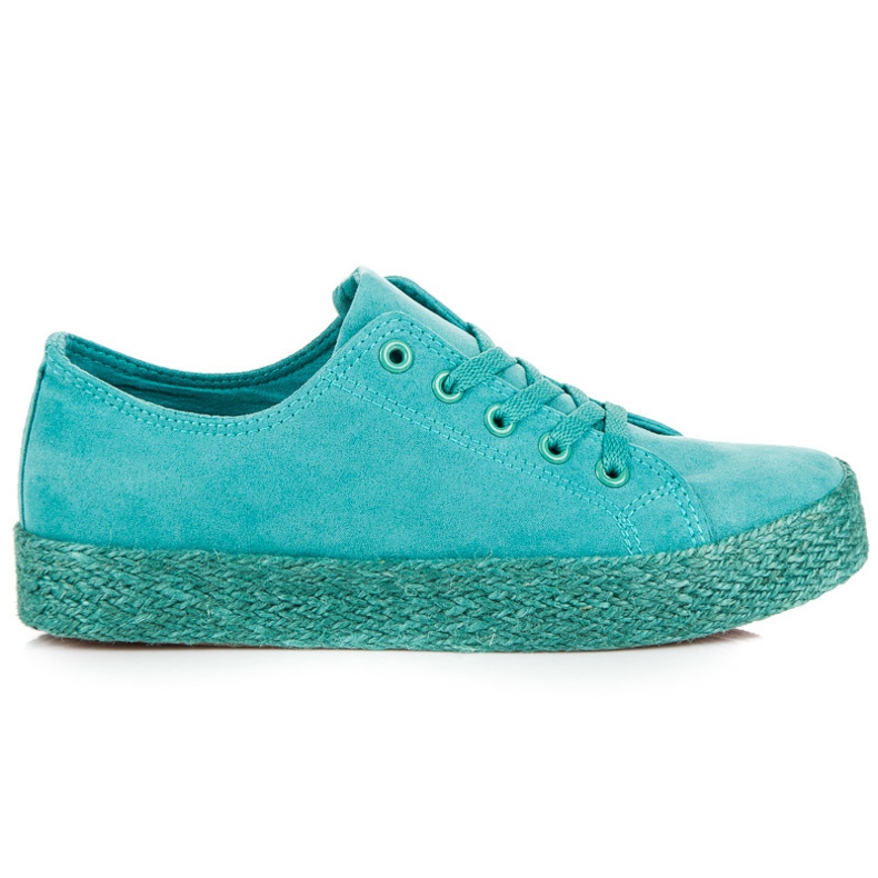 Kylie Espadrilles turquoises vert