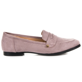 Seastar Mocassins en daim violet