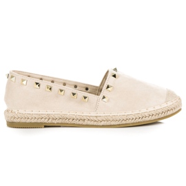 Seastar Espadrilles en daim avec clous brun