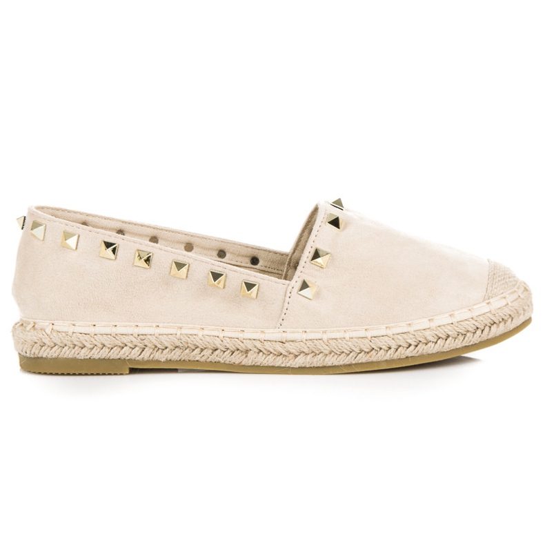 Seastar Espadrilles en daim avec clous brun