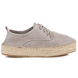 Seastar Espadrilles Ajourées Sur La Plateforme gris