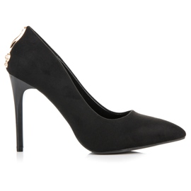 Seastar Escarpins en daim avec ornement noir