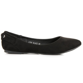 Seastar Ballerines classiques en daim le noir