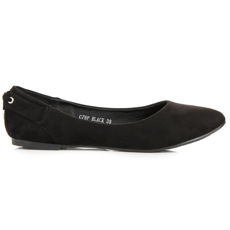 Seastar Ballerines classiques en daim le noir