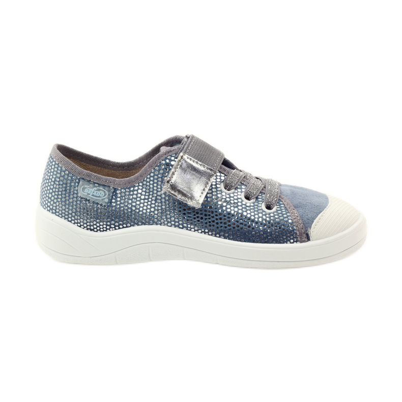 Befado 251y088 baskets baskets gris bleu blanche