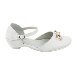 Escarpins communion ballerines Miko 707 blanc