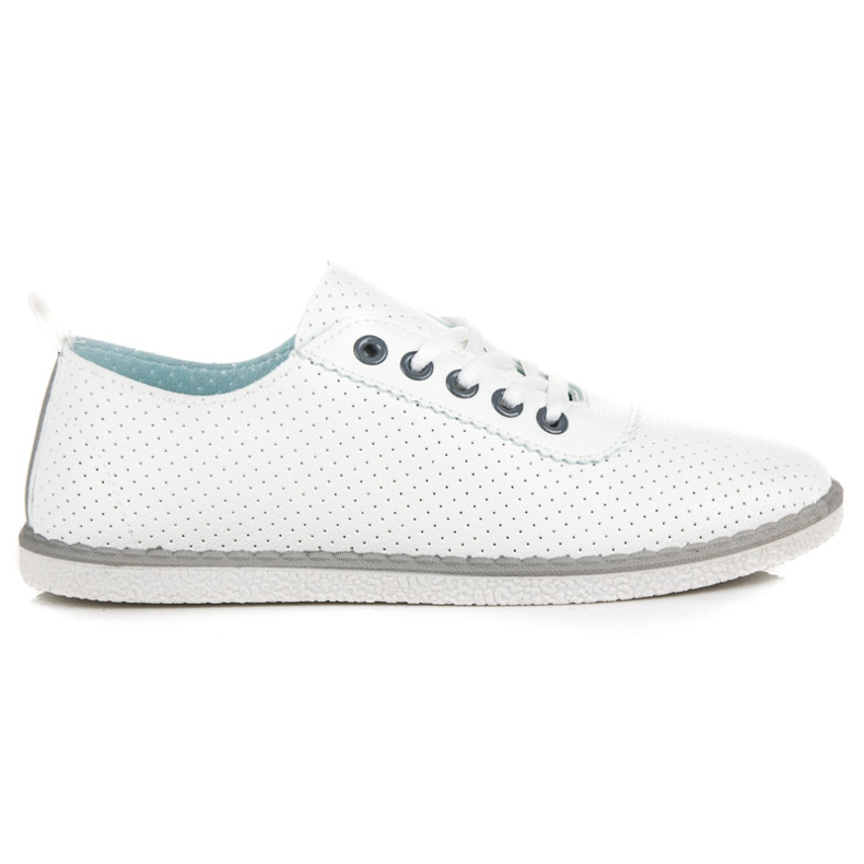 Baskets de printemps avec une fixation blanche