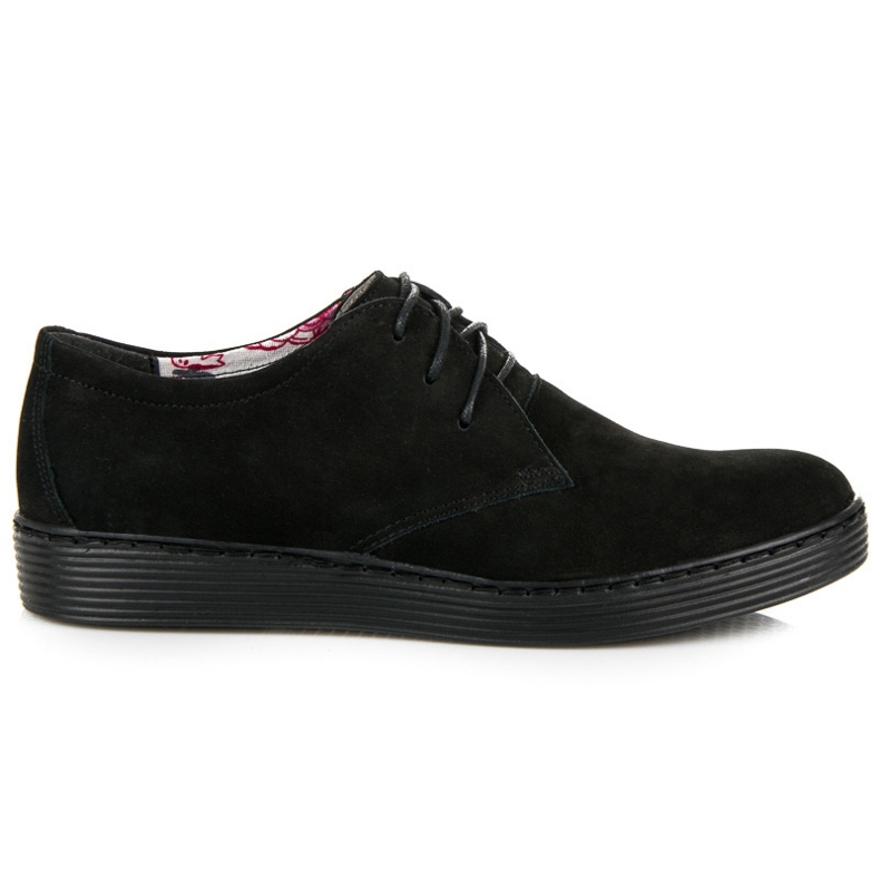Vinceza Chaussures de sport en cuir le noir
