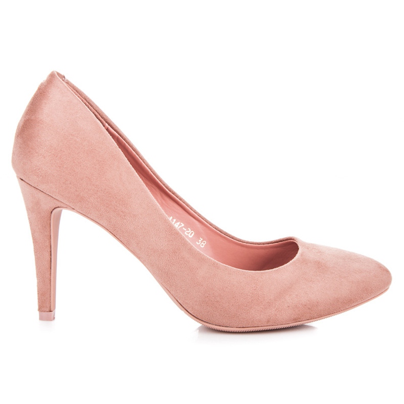 Vices Talons en daim rose