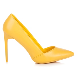 Escarpins élégants Vices jaune