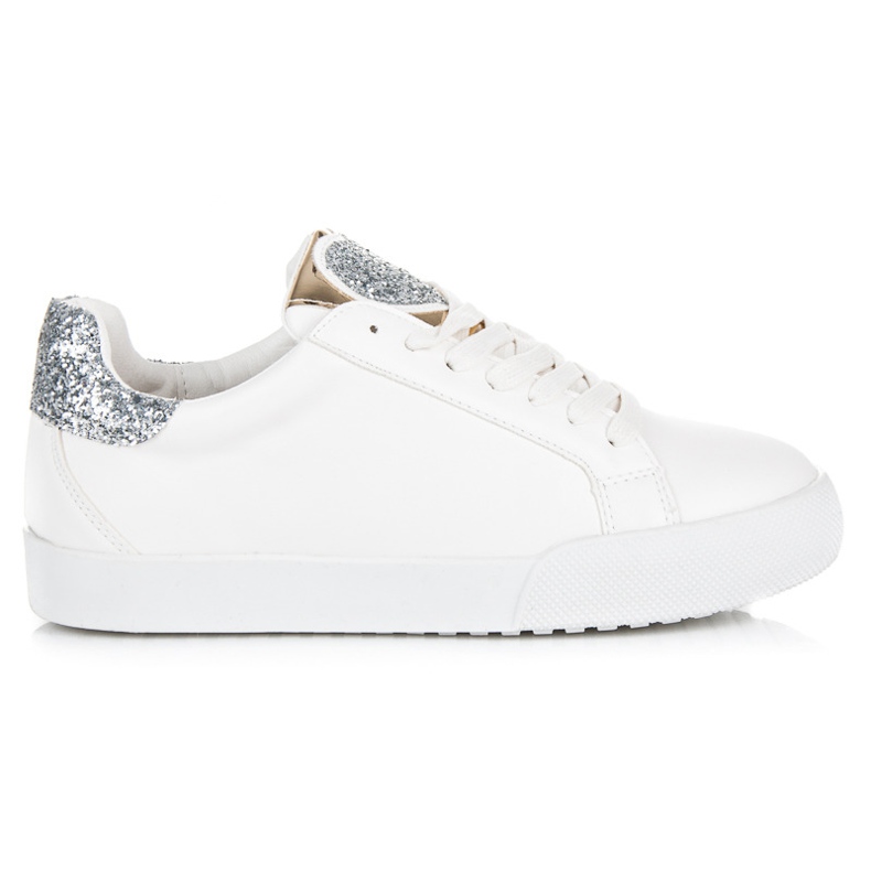 Vices Baskets blanches sweet heart gris